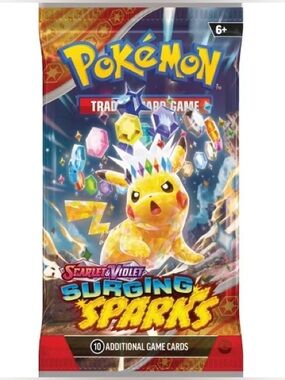 NWT Pokemon Scarlet & Violet Surging Sparks Booster Pack - Pikachu